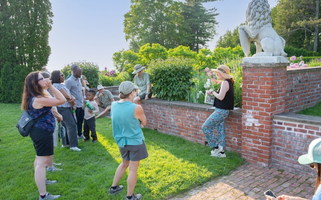 Pollinator safari at formal gardens